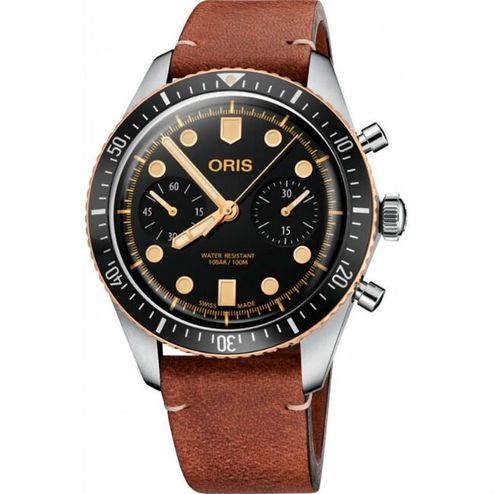 Oris Divers Sixty-Five 青銅計時潛水錶